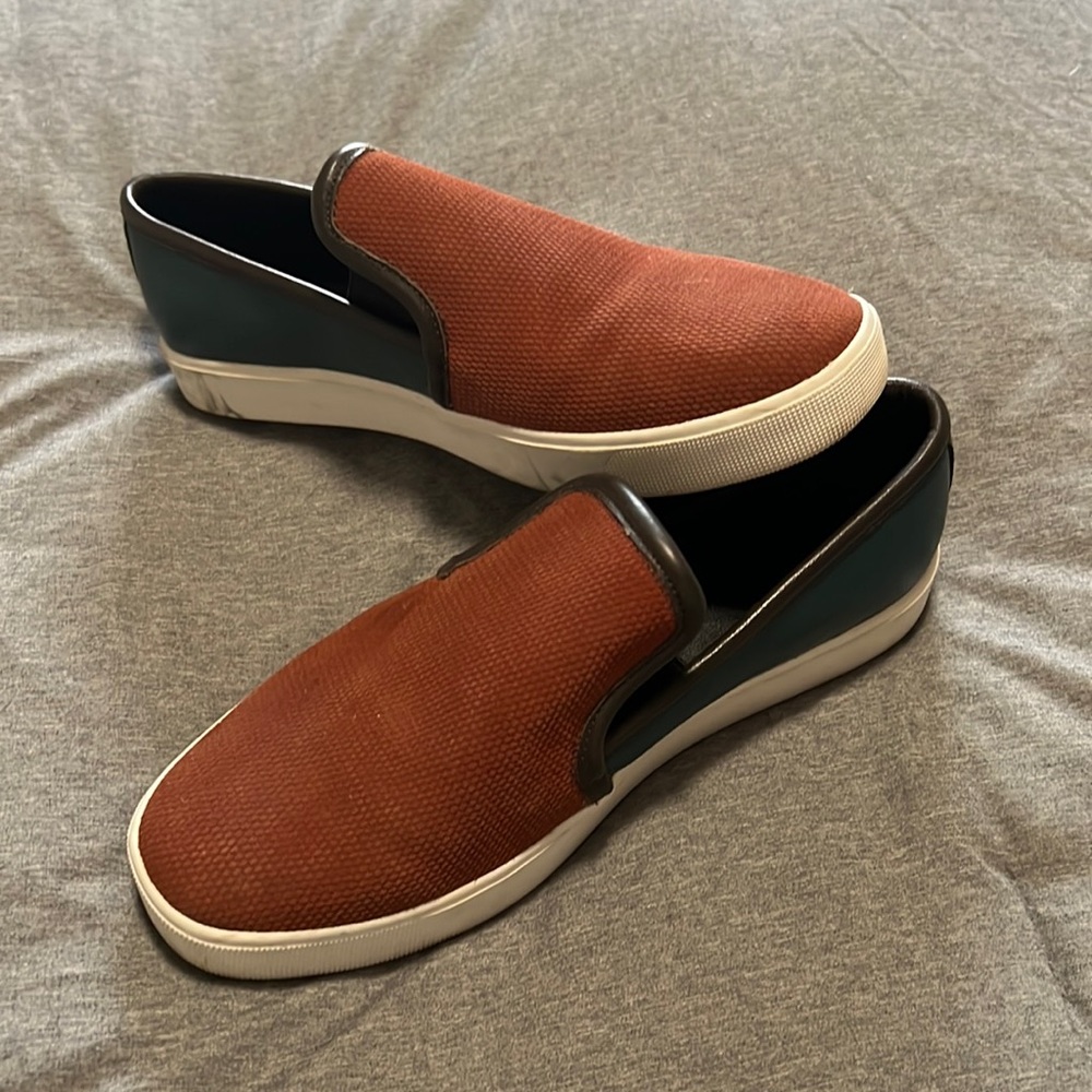LOGO leather loafers